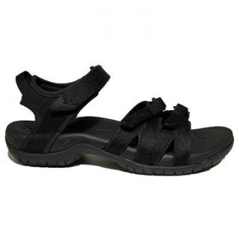Sandalias Teva Tirra Negro para mujer, ideales para actividades al aire libre