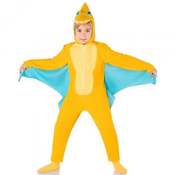 Kimokawaii Disfraz de Dinosaurio Pterodáctilo amarillo para niños
