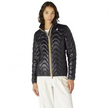 K-Way Violette Eco Warm Women's Black Waterproof Padded Winter Jacket Size XL