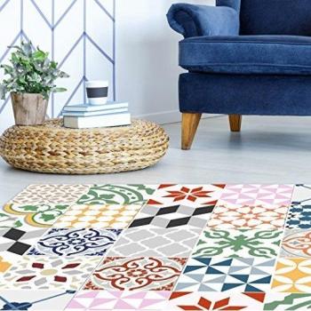 VINILIKO, Alfombra de vinilo, Multicolor, 100x133 cm