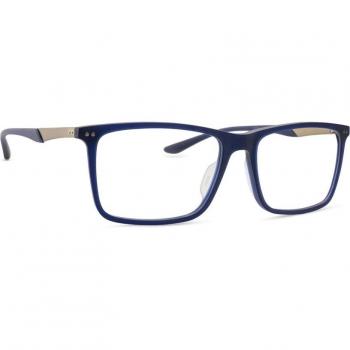 Puma PU0096O Square Acetate Glasses for Men, Full-Rim, 56mm/17mm/140mm, Blue