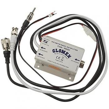 Glomex RA201 VHF/AIS Radio Splitter - 12VDC for Simultaneous AM/FM and AIS Signal Reception