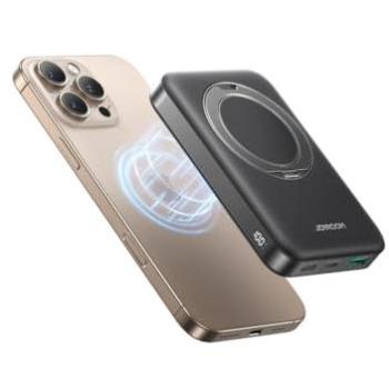 Powerbank Inalámbrico Magnético Joyroom JR-PBM12 10000mAh 22.5W con Soporte (Negro)