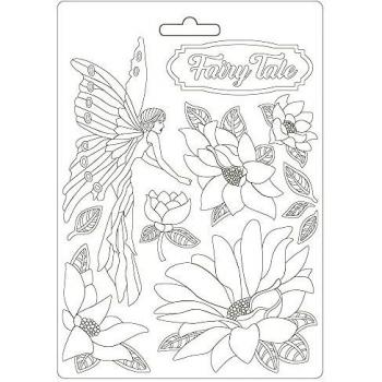 Stamperia International Soft Mould-Sleeping Beauty Fairy Tale Molde Suave, diseño de Cuento de Hada durmiendo, Varios, A5