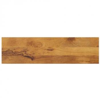 Tablero de mesa rectangular de madera maciza de mango 100x30x3,8 cm