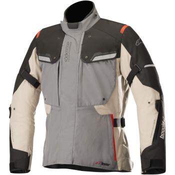 Alpinestars Chaqueta moto Bogota V2 Drystar Jacket Dark Gray Sand Black, Gris/Negro/Arena, S