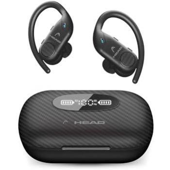 Auriculares Inalámbricos Head Flex Hooks, Autonomía 8+32 horas, IPX7, Botón de control, Llamadas y Asistentes de voz, Color Negro