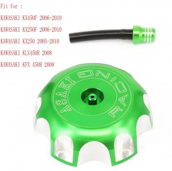 Billet Gas tapón del depósito de combustible tapón de llenado de aceite para KAWASAKI KXF450 KXF250 KX250 KLX450 KFX450 Green