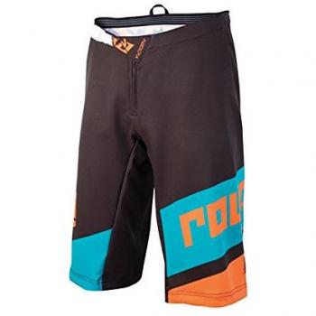 Royal Racing Victory Race Pantalones Cortos para Hombre, Hombre, Color Noir/Bleu/Orange, tamaño Medium