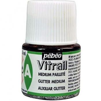 Médium Purpurina Vitrail Pebeo 45 ml - Pintura Efecto Vidrio Transparente
