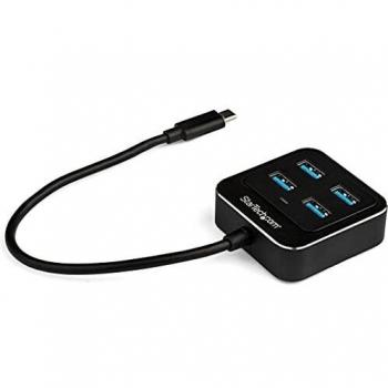 StarTech.com USB-C Hub - 4x USB-A Ports - 10Gbps - Bus Powered - USB C to USB 3.1 Gen 2 Hub - USB Type C Hub - Thunderbolt 3 USB Hub