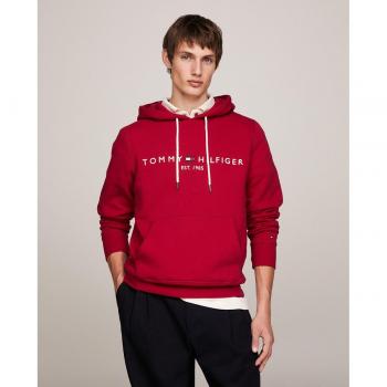 Tommy Hilfiger Men's Pink Logo Hoodie