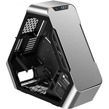 Caja PC Jonsbo TR03-A Showcase, Vidrio Templado, ATX/mATX/Mini ITX, Plata