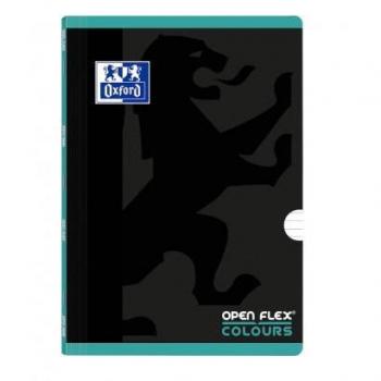 Oxford Libreta Grapada Openflex Colour 48 Hojas 1 Línea 2M Tapas de Plástico A4 Ice Mint -Pack 10u-