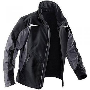 Kübler Wetter Softshell Light JA - Cazadora para hombre, color gris y negro negro Talla:XXXL