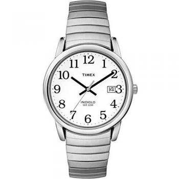 Timex Men's Easy Reader Indiglo Stainless Steel Watch