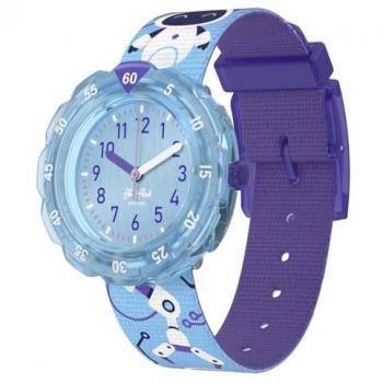 Reloj de Hombre Flik Flak RobotoLOGY ZFPSP070 - Resistente al agua hasta 30 metros, correa de silicona, diseño colorido y divertido, mecanismo de cuarzo suizo, diámetro de la caja de