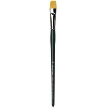 DA VINCI Nova Serie 122 Pincel Plano para Aficionados a la Pintura, Hecho de Pelo sintético, tamaño 0