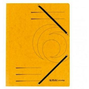 Carpeta A4 con Goma Herlitz Amarilla