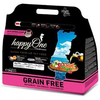 Mediterran Mediterraneum Happy One Feline Adult Sterilised Sardina 3Kg 3000 g