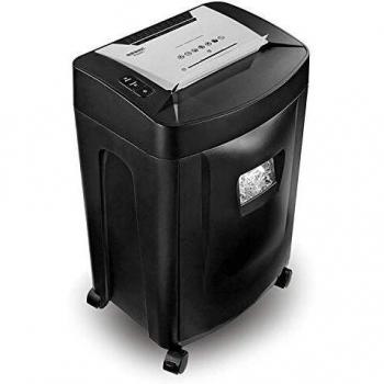Duronic PS991 Destructora trituradora de papel de corte cruzado| Máx. seguridad | Capacidad de 31L y 580W | Destruye 18 hojas A4 dobladas | Garantiza cumplimiento de LOPD | Papelera escritorio oficina