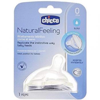Chicco 00081011100000 Step Up New Silicone Teat from 0 Months Normal Suction Flow 1 Piece