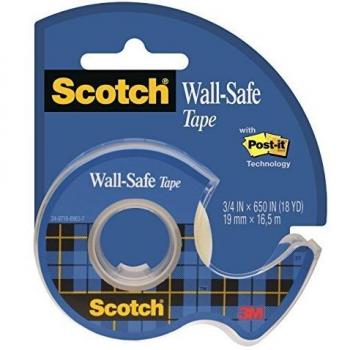 Scotch - Cinta adhesiva de pared en portarrollos
