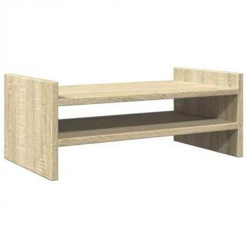 Soporte de Pantalla Elevador Madera Ingeniería Roble Sonoma 50x27x20 cm