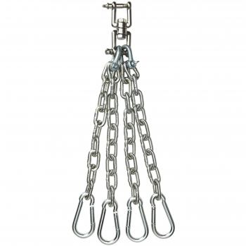 Lonsdale Industrial Heavy Duty - Colgador para sacos de boxeo, color gris