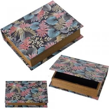 Juego de Cajas Decorativas Multicolor de Madera - 3 Piezas Alexandra House Living