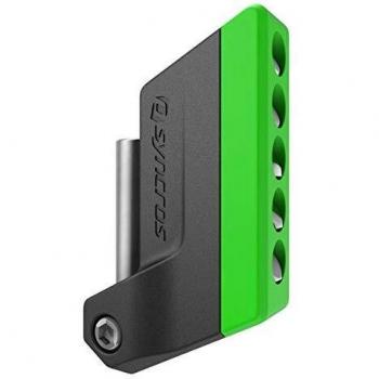Multiherramienta SYNCROS Greenslide 5 funciones, compacta y ligera, incluye destornillador plano y Phillips, llave hexagonal de 4/5/6 mm, abrebotellas y corta cadena, fabricada en