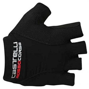 Castelli Rosso Corsa Pave Cycling Gloves - Black for Men, Raspberry/Pale Blue for Women