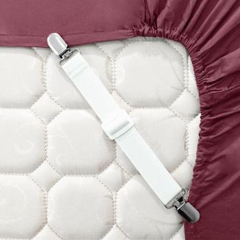 Ajustable de cama de soportes tirantes correas de los cinturones de pinzas con pinzas