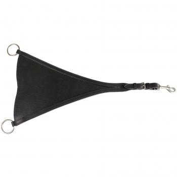 Horka 5 Pechopetral, elástico desmontable Gamarra Horse riendas de entrenamiento de golf, negro/plata