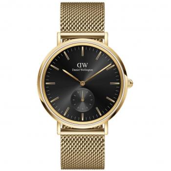 Daniel Wellington Classic Multi-Eye Evergold Onyx 40mm Gold Watch