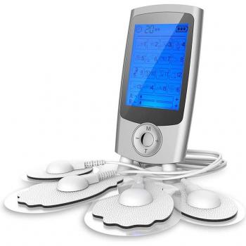 Electroestimulador muscular portátil MHD-16AB con 16 modos y 20 intensidades