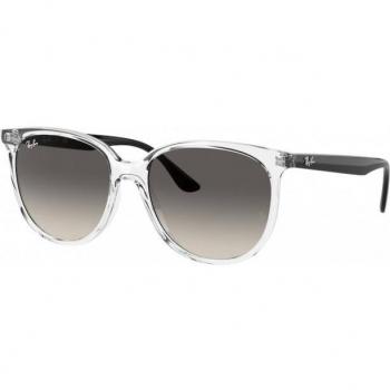 Ray-Ban RB4378 647711 Transparent Square Sunglasses for Women