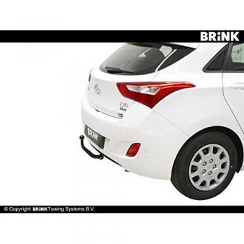 Enganche de remolque desmontable Brink 555500, diseñado para vehículos con una capacidad de carga adecuada, incluye sistema de liberación rápida, acabado resistente a la corrosión y compatible con diversas marcas y modelos