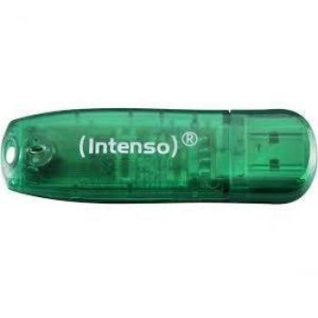 Unidad Flash USB 2.0 Intenso Rainbow Line 8GB Verde