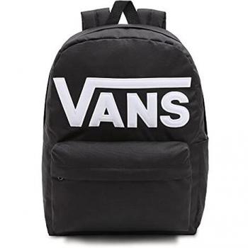 Vans Old Skool Drop V Backpack, Mochila Unisex Adulto, Blanco Y Negro, Talla única