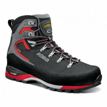 Asolo Botas de Senderismo Corax Goretex para Hombre con membrana Gore-Tex, suela Vibram, sistema de cordones rápido, material exterior de cuero y nylon resistente al agua, diseño ligero y transpirable ideal para trekking y