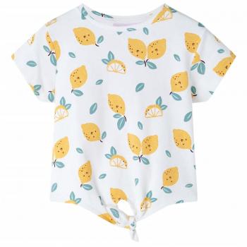 Camiseta infantil con parte inferior con nudo crudo 128