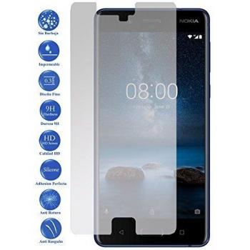 Todotumovil Protector de Pantalla Nokia 8 de Cristal Templado Vidrio 9H para movil
