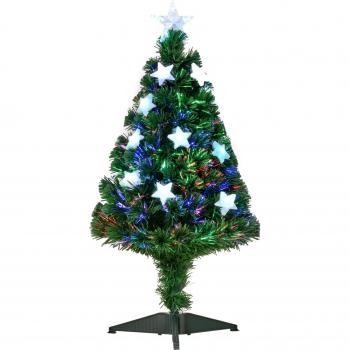 ?rbol de Navidad HOMCOM 90cm Artificial con 12 LED