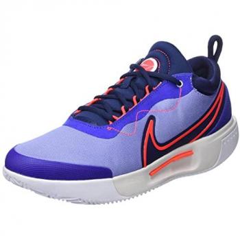 NikeCourt Zoom Pro Clay Zapatillas de Tenis para Tierra Batida, Hombre, Lapis/Bright Crimson-Midnight Navy, Talla 46 EU