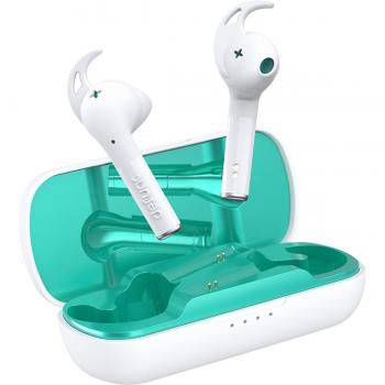 Auriculares Deportivos Inalámbricos Defunc True Sport - IPX5, 30 horas de autonomía, Bluetooth 5.1, micrófono ENC y control táctil - Blanco