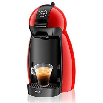 Krups KP1006 - Cafetera Nestlé Dolce Gusto Piccolo, 15 bares de presión, rojo