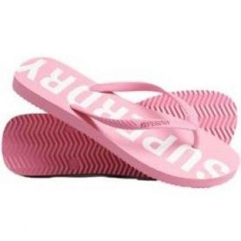 Superdry Women's Code Core Sport Vegan Slides - Marne Pink, Casual Beachwear, Size S