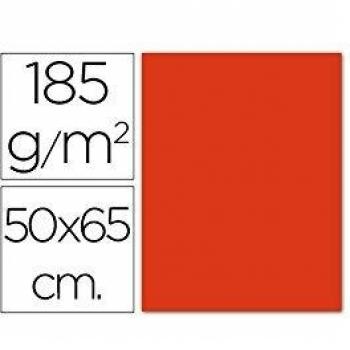 CARTULINA GUARRO TOMATE 50X65 CM -185 GR