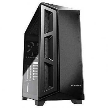 Cougar Case DarkBlader X5 Black Mid Tower Dual 360 mm Water Cooling 4 mm Tempered Glass 1 Rear Fan 385UM30.0001 Negro